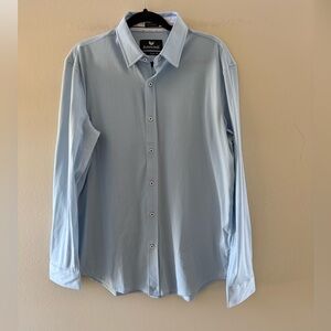 Buttercloth Men's Sky Blue Casual Shirt NWOT So Soft